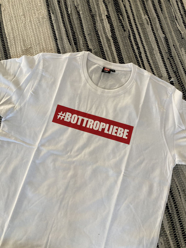 T-Shirt #bottropliebe weiß